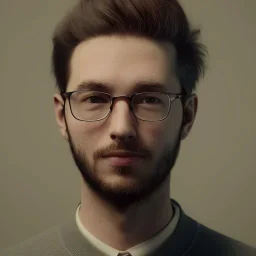 portrait of a boring 25 years old start up employee, cool, hipster, 4K, hyper-realistic portrait, cinematrographic, backlight