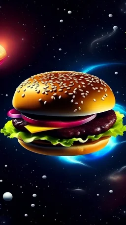 BURGER IN SPACE