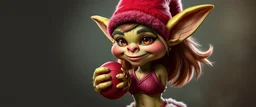 gremlin gnome cheerleader full body portrait