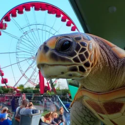 turtle and ferris wheel