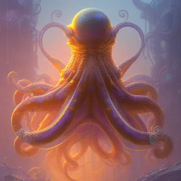 biomorphic octopus morphed with electronic wiring and mixed with lighting, Nanopunk and Biopunk with cyberpunk look,golden hour,MTG,digital painting, wonderful ambient colors, art by Jarosław Jaśnikowski mixed with Sheila Martin mixed with Fletch mixed with Frank Sun mixed with Anna Dittmann mixed with Alena Aenami.