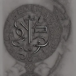 Book of Kells Chi Rho monogram, highly detailed illustration, realistic render, 8 k, micro detail, intricate, elegant, centered, digital painting, Artstation, smooth, sharp focus, illustration, artgerm