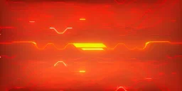 Vector technology abstract background with dynamic amorphous vector flowing gradient particle water curve waves and modern red, yellow, orange lines. Retro futurism geometric, cyberpunk.