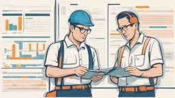 operators looking at a huge maintenance schedule