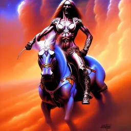 drawing riders of the apocalypse boris vallejo Style