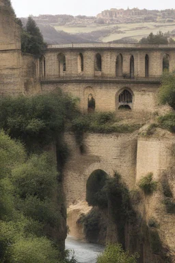 The bridge of Ronda Spain