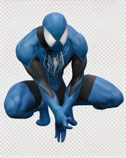 spider-man as DC blue lantern