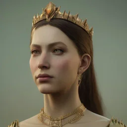 A portrait of a queen, atmospheric,fantasy, realistic, unreal engine 5, cinematic lighting, octane render.