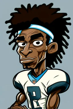 Nicholas Jackson Footballer, cartoon 2d