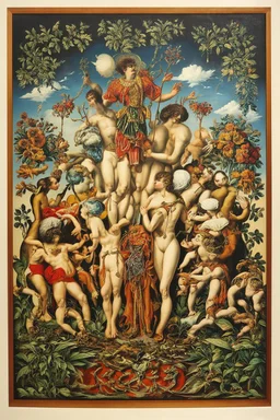 Giovanni Battista Bracelli’s "Oddities of Various Figures dreaming"; surrealism; optical art