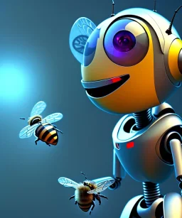 Robot bee, Pixar style