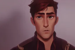 Portrait of Flynn Rider by Jake Bartok