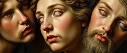 close up venusians painted by Rembrandt