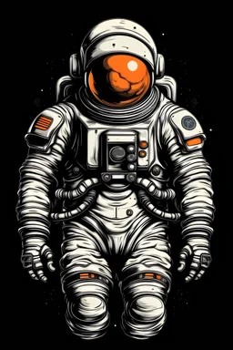 Astronaut with a large chest