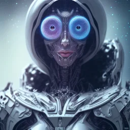 portrait full human body, meditation, universe, fractal, realistic, 8k, high quality, extreme detail, symmetrical, high resolution background.