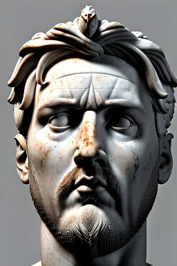 Ultra Realistic image, classical renaissance sculpture, white marble material, Lionel Messi, emperor style, gold Laurel leaves crown, chisel style, emperor, waist up portrait, epic, celestial, cinematic lighting, God light, god rays, 4k resolution, smooth details, ornate details, soft lighting, unreal engine 5, sky background.