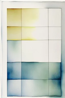 Abstract watercolour painting in the style of Agnes Martin