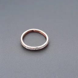 delicate thin ring with tiny diamond, rose gold, thin ring