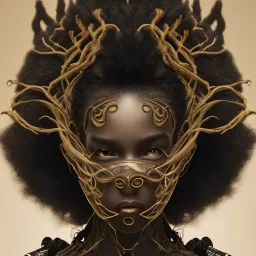 4K. Ultra real photo.three black women. Three Dark skin black women .three women. A mother. Two black daughters . A mother with her children. three young black women. wood nymphs emerging from the forest. Her hair looks like vines. Dreadlocs. Her skin is the colour of dark soil. Her skin looks like tree bark. Her clothing is made of vines, grass and leaves.