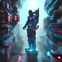 futuristic advanced cyberpunk anfas pepe, artstation, marvel, hyper detailed, transformers