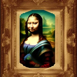 Monalisa as a Disney princess