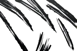 3 parallel diagonal ragged slash marks in black on white, vector