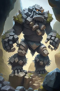 a rock golem