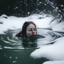 I was close to drowning in the snow