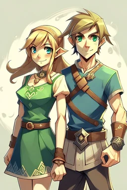 Zelda and Link