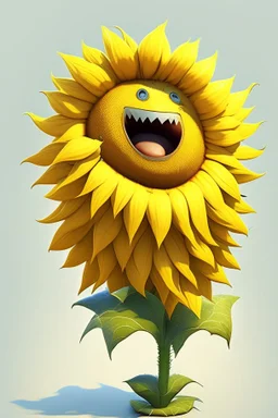 cheery sunflower avatar full body