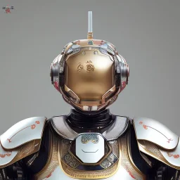 beautiful transparent smooth realistic japan robot samurai with cat face, extremely sharp detail, finely tuned detail, ultra high definition, 8k, unreal engine 5, ultra sharp focus, accurate hands