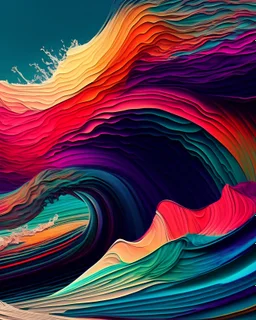 Waves of colours