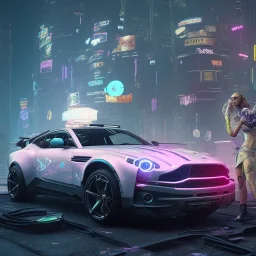 cyberpunk 2077 version of aston martin DBX