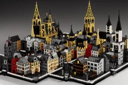 Gothic city made by lego