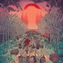 happy new ear, concept art, asaf hanuka, dan mumford, post-apocalypti