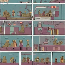 Aliens by Chris ware