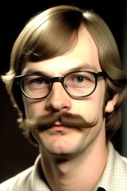 jeffrey dahmer with mustache