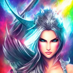 fantasy art style, female, attractive, 8k, full body, leather armors, full great sword, silver shoulder length hair, vibrant bright colorful silver eyes, slight scar on cheek, details,texture, detailed lightning, wrist guard armors, vibrant colors, no background