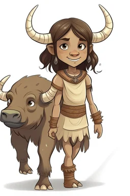 minotaur girl inuit brown