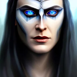 ultra detailed fullbody portrait of Hela Odinsdottir, extremely detailed digital painting, intrincate, extremely detailed face,crystal clear Big Glowing eyes, mystical colors , perfectly centered image, perfect composition, rim light, beautiful lighting, 8k, stunning scene, raytracing, in the style of robert e howard and pablo oliveira and Ken Kelley