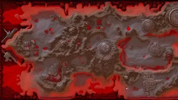 blood red dessert crimson corruption hell wastelands battlemap