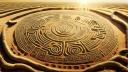 crop circles showing glyphs from aliens