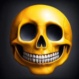 ANATOMICALLY CORRECT SKULL OF A SMILEY FACE