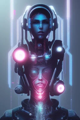 cyberpunk, head