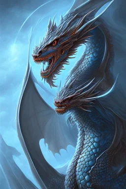 Blue eyes withe dragon