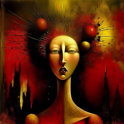 woman head exploding Max Ernst