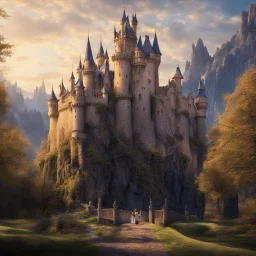 The castle from the film “Beauty and the Beast”