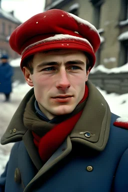 Communist Soldier wearing Ushanka