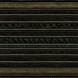 A dark red Blood Undertide designed in Navajo woven art painted by Frank Wilson