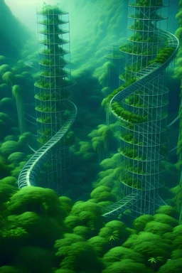 DNA in the form of tropical forests